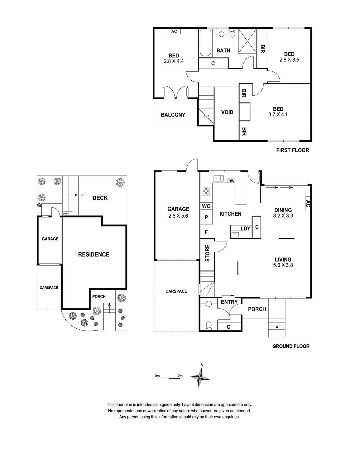 Floorplan of Homely townhouse listing, 8/41 Kinane St, Brighton VIC 3186