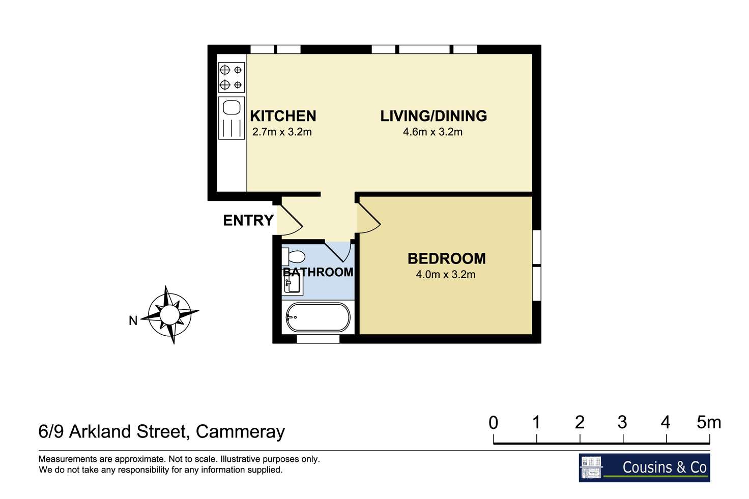 Floorplan of Homely apartment listing, 6/9 Arkland Street, Cammeray NSW 2062