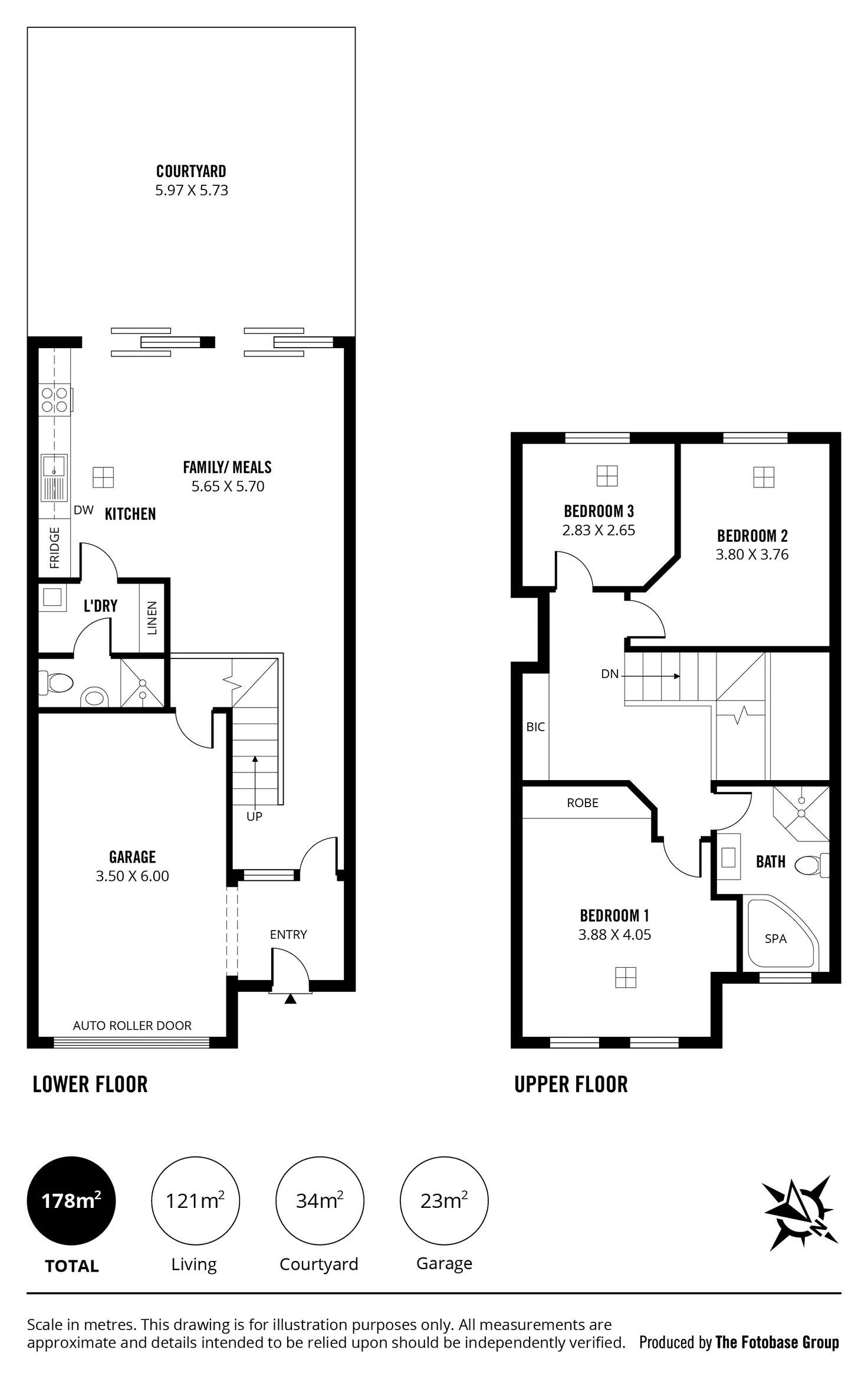 Floorplan of Homely house listing, Unit 2/2A First St, Brompton SA 5007