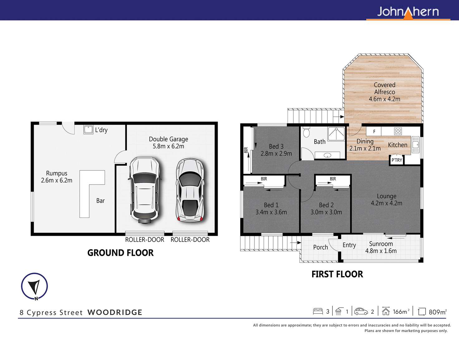 Floorplan of Homely house listing, 8 Cypress St, Woodridge QLD 4114