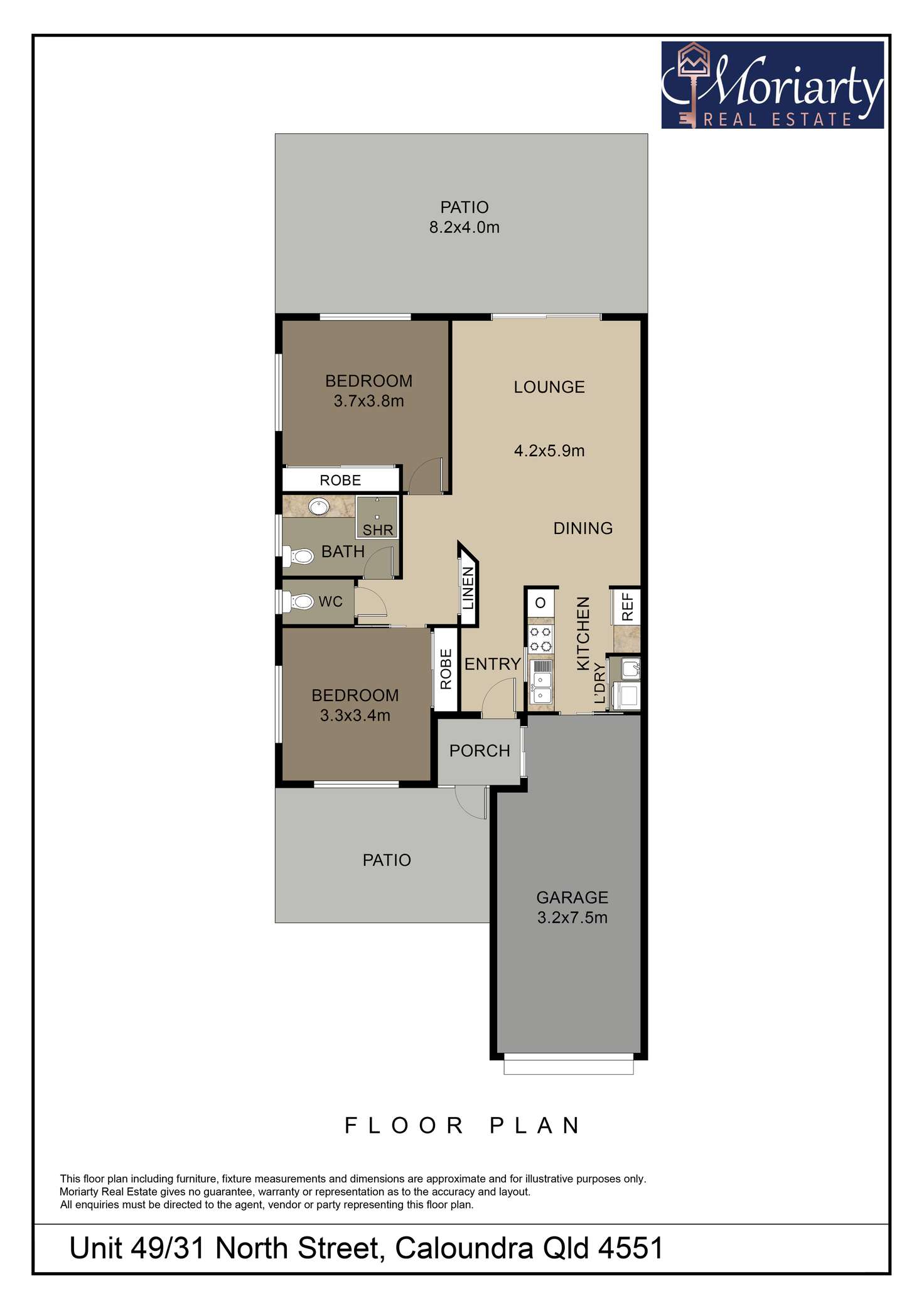 Floorplan of Homely unit listing, Unit 49/31 North St, Caloundra QLD 4551