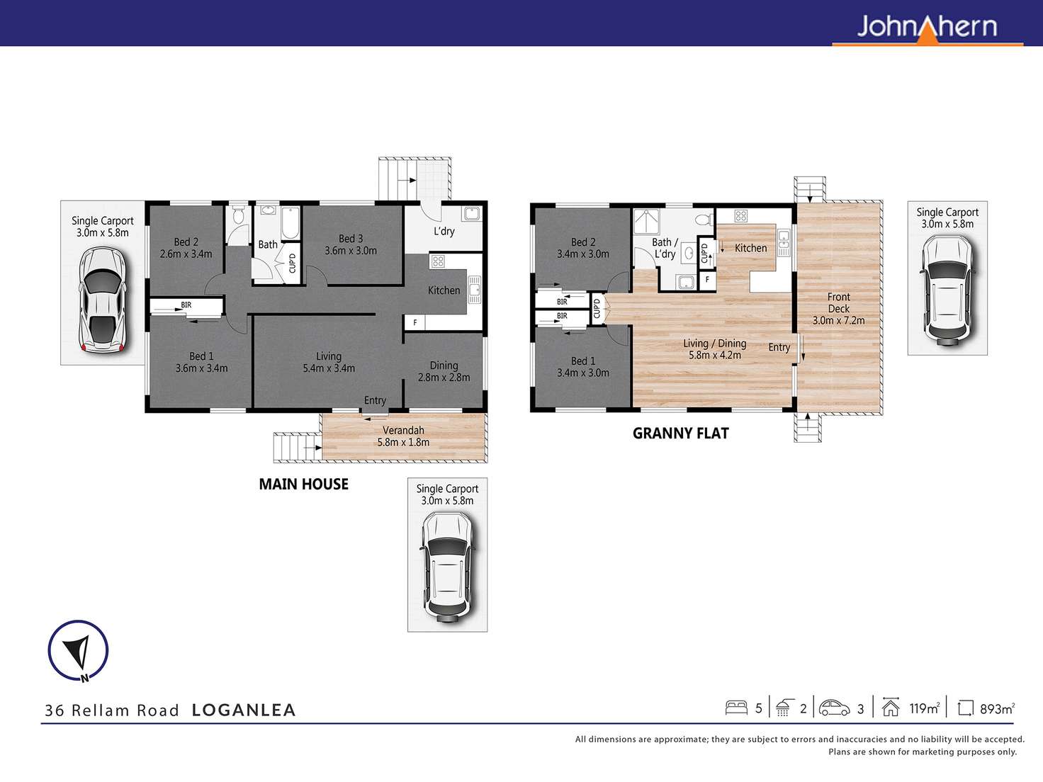 Floorplan of Homely house listing, 36 Rellam Rd, Loganlea QLD 4131