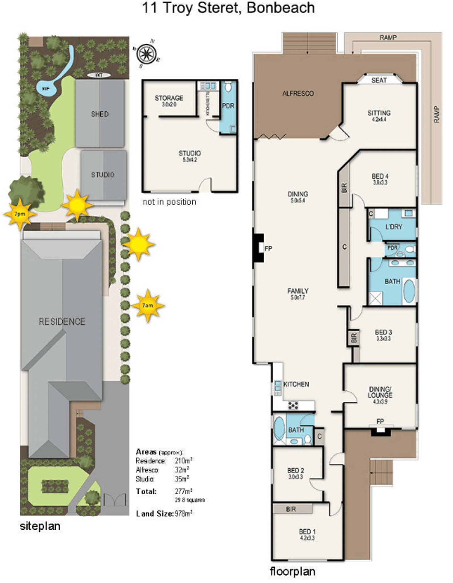 Floorplan of Homely house listing, 11 Troy Street, Bonbeach VIC 3196