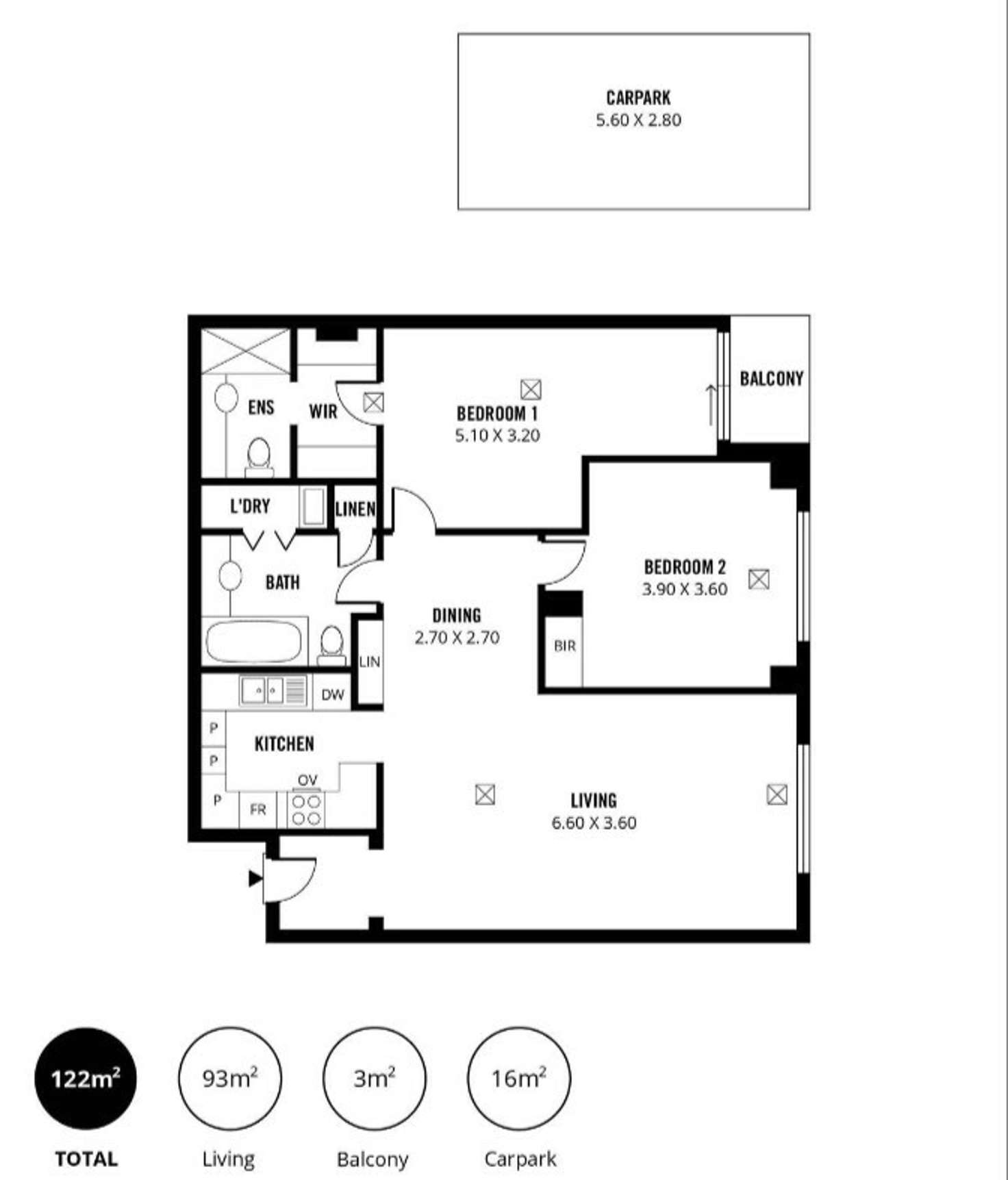 Floorplan of Homely unit listing, Unit 1/11-15 Charlick Cct, Adelaide SA 5000