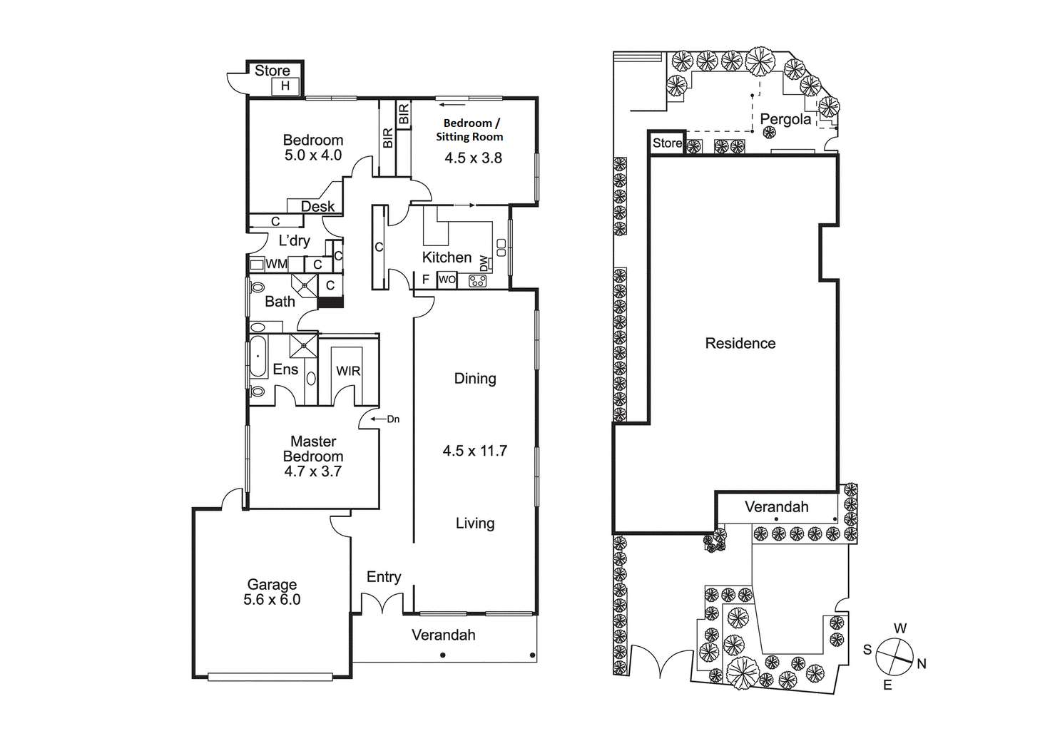Floorplan of Homely house listing, 13 Manor St, Brighton VIC 3186