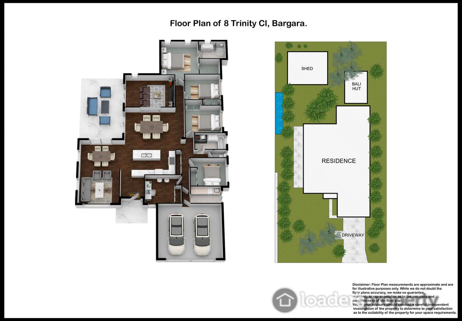 Floorplan of Homely house listing, 8 Trinity Cl, Bargara QLD 4670