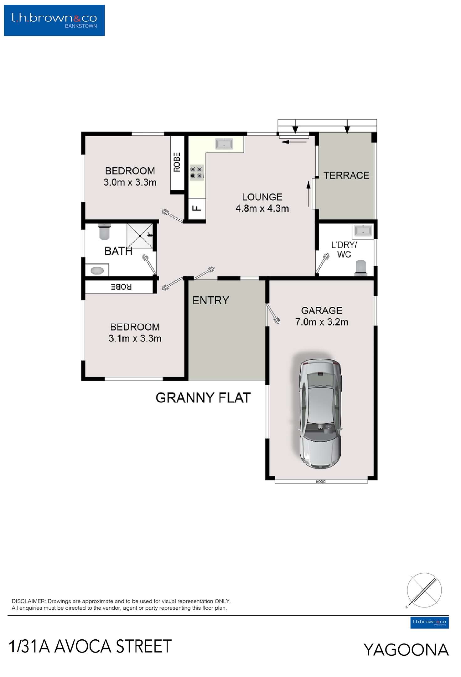 Floorplan of Homely house listing, 1/31a Avoca Street, Yagoona NSW 2199