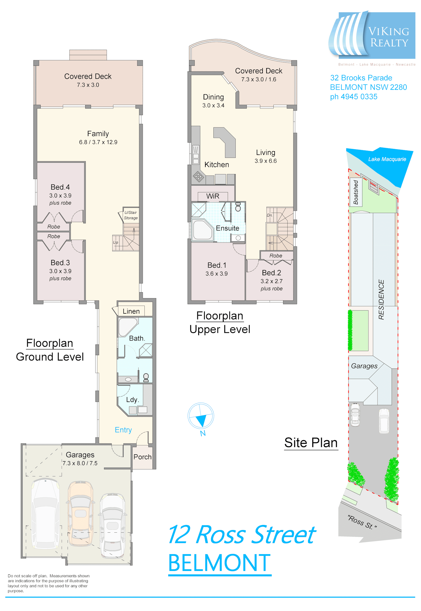 Floorplan of Homely house listing, 12 Ross St, Belmont NSW 2280