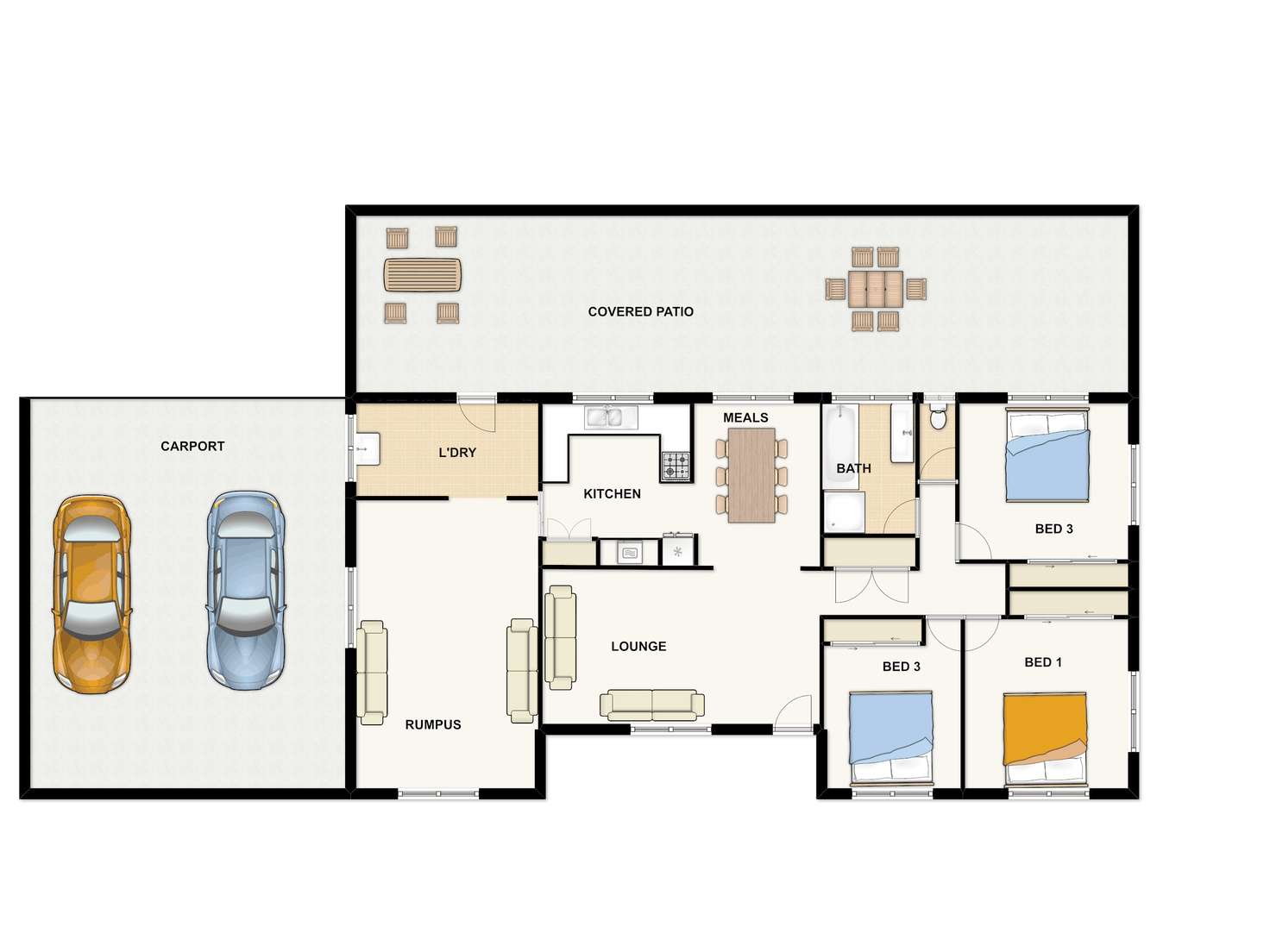 Floorplan of Homely house listing, 2 Bangalla Dr, Springwood QLD 4127