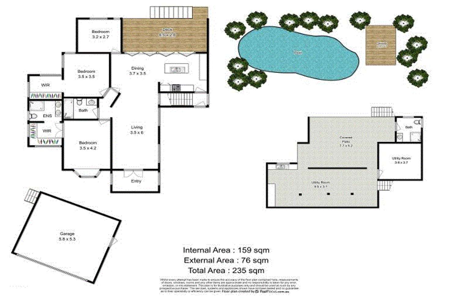 Floorplan of Homely house listing, 191 Simpsons Road, Bardon QLD 4065