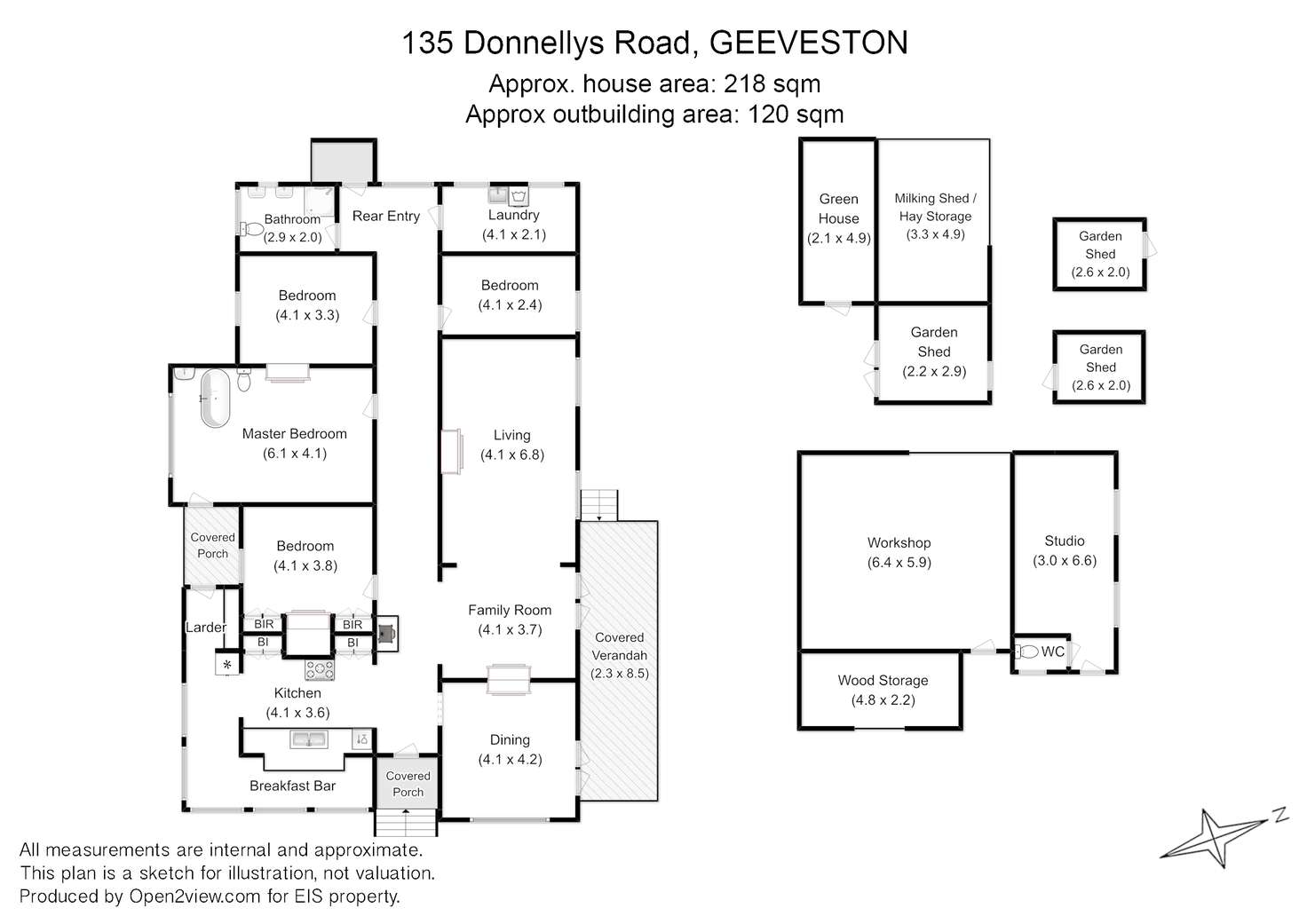 Floorplan of Homely house listing, 135 Donnellys Rd, Geeveston TAS 7116