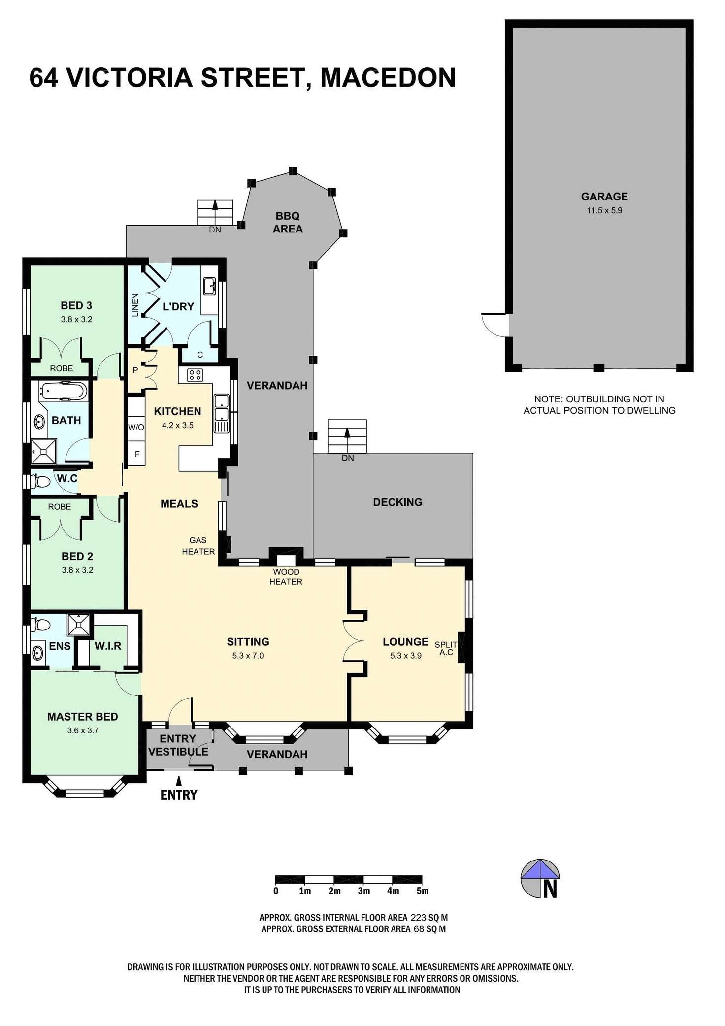 Floorplan of Homely house listing, 64 Victoria Street, Macedon VIC 3440