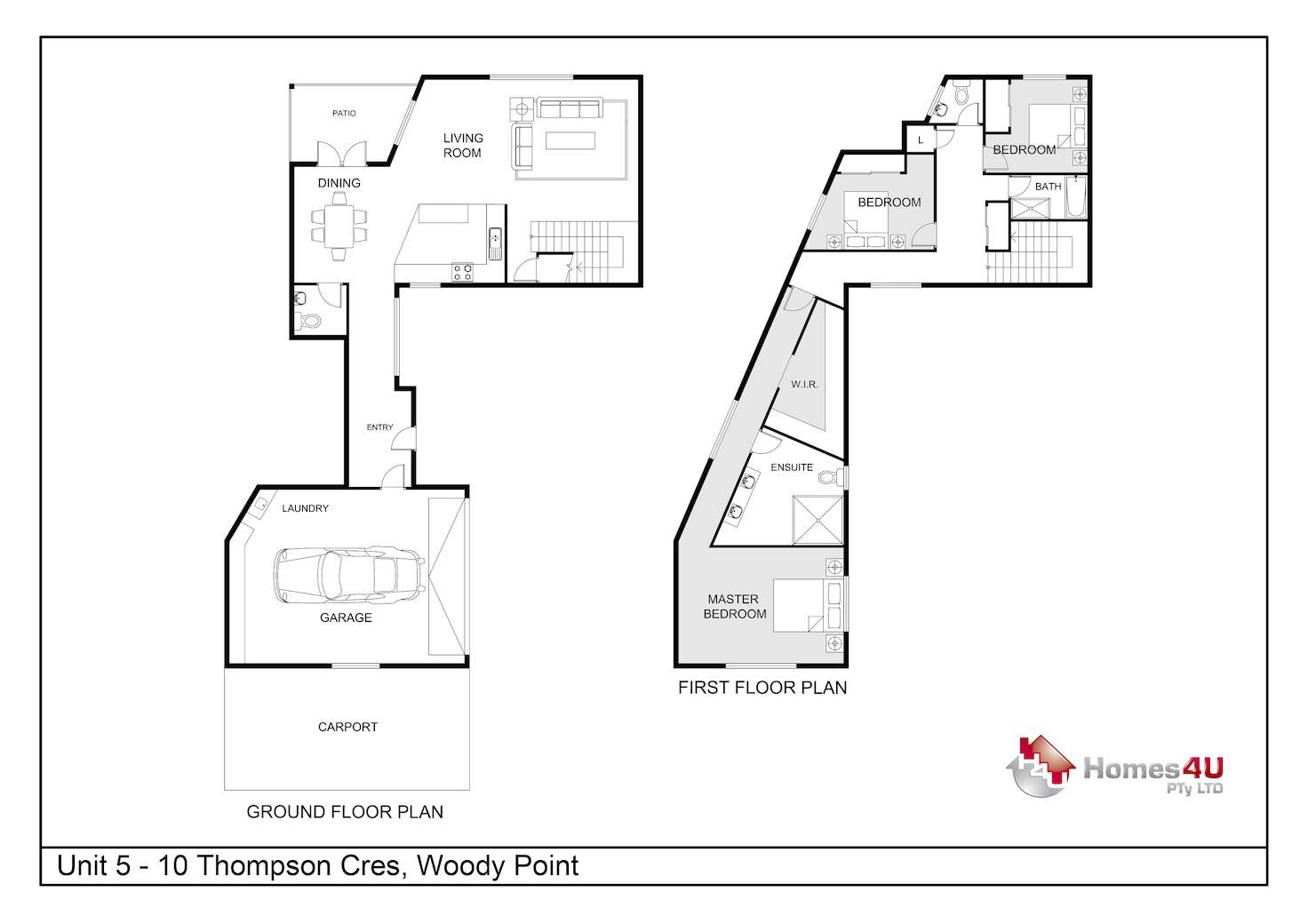 Floorplan of Homely unit listing, 5/10 Thompson Crescent, Clontarf QLD 4019