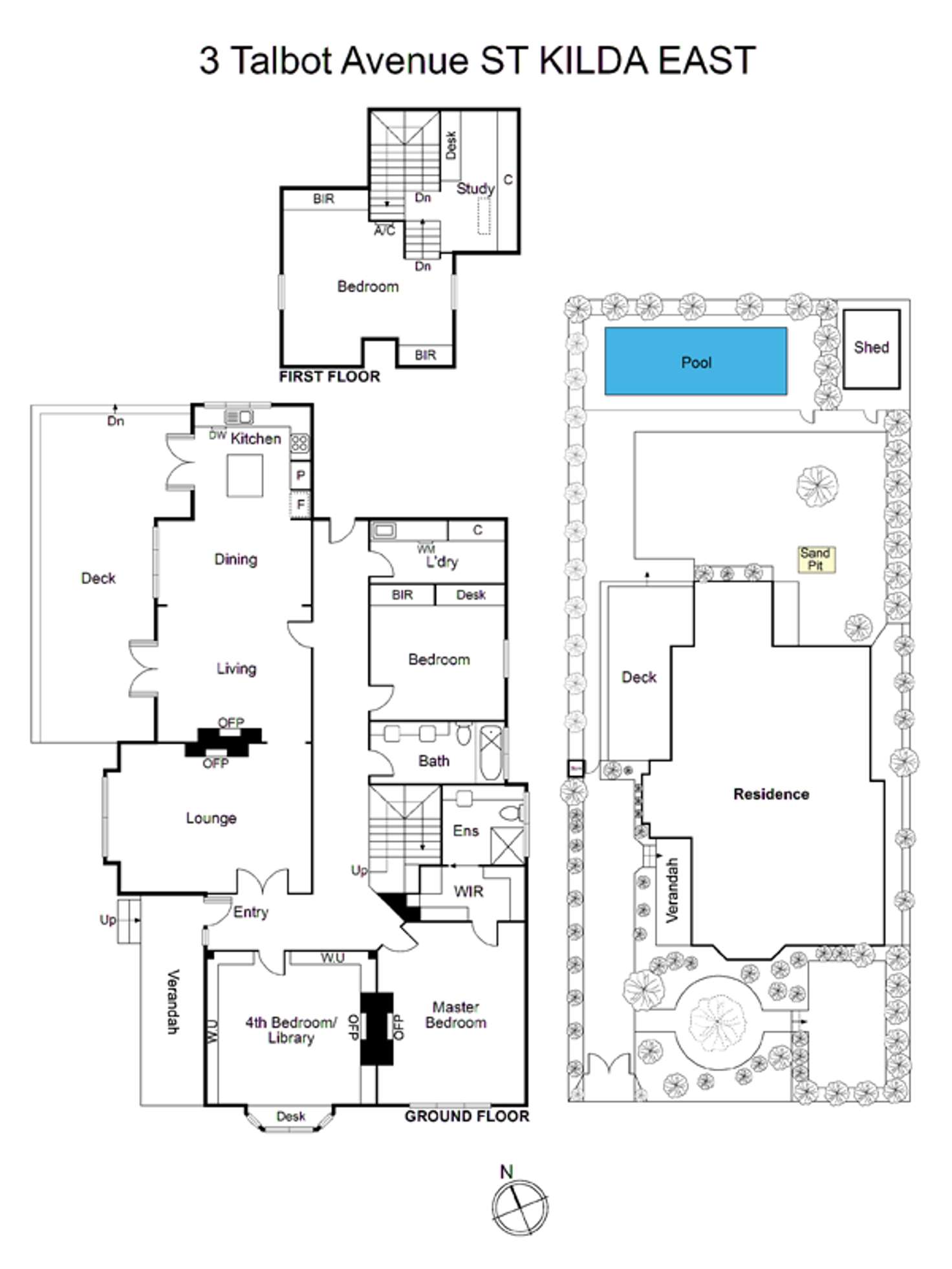 Floorplan of Homely house listing, 3 Talbot Avenue, St Kilda East VIC 3183