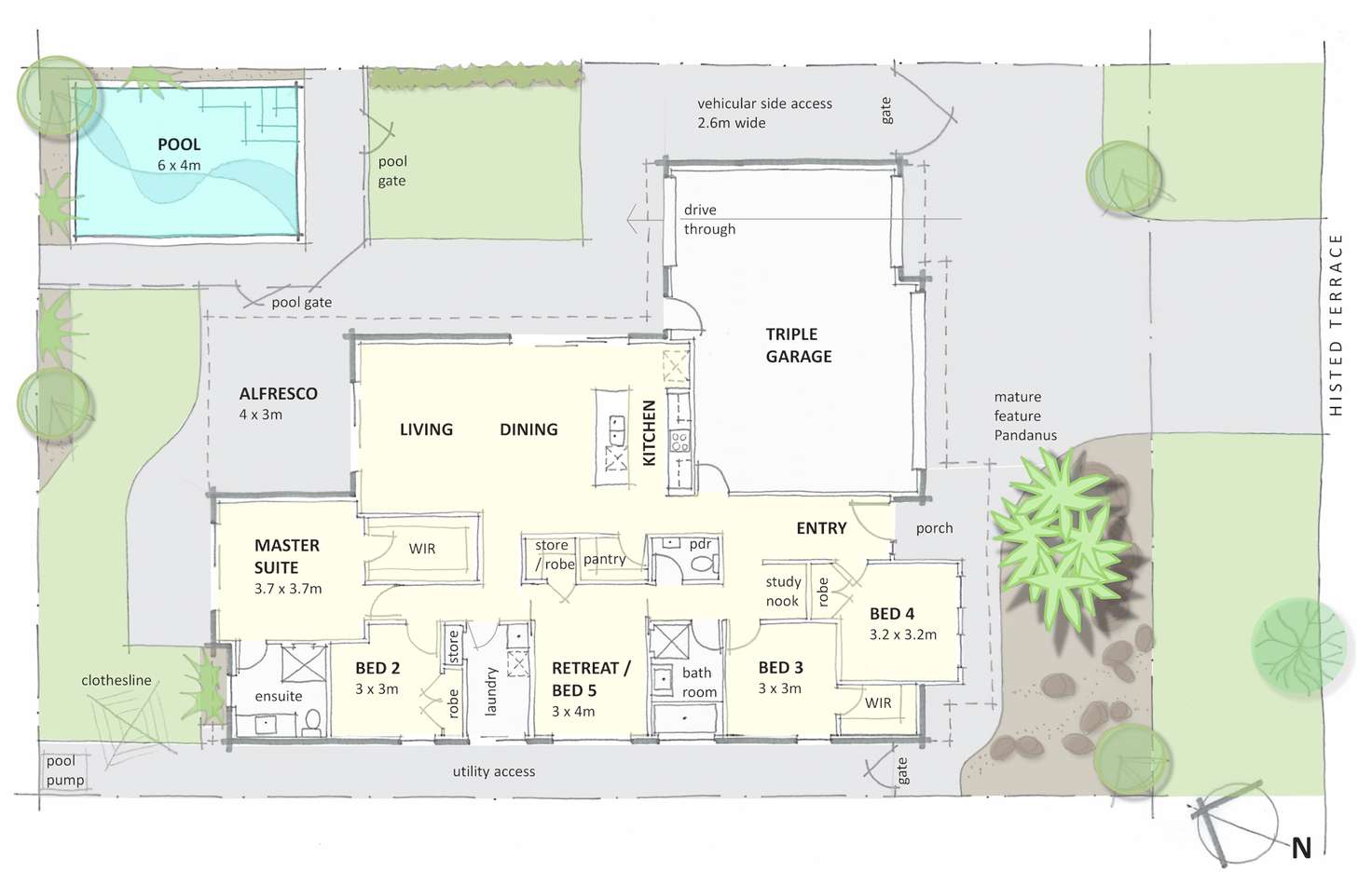 Floorplan of Homely house listing, 42 Histed Tce, Bli Bli QLD 4560