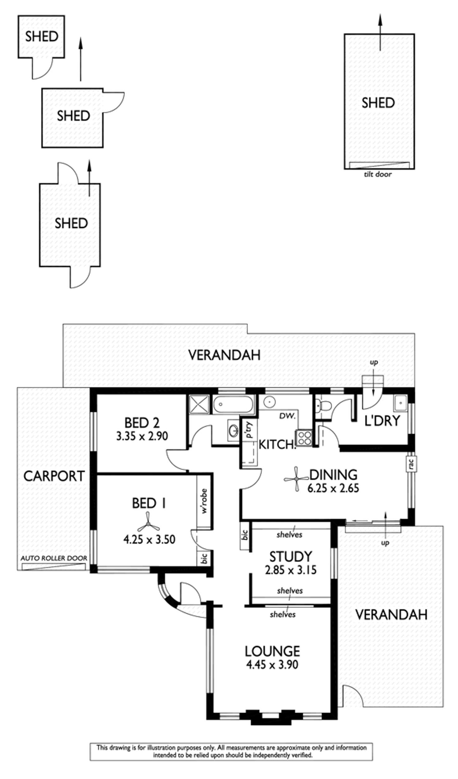 Floorplan of Homely house listing, 49 Wood St, South Plympton SA 5038