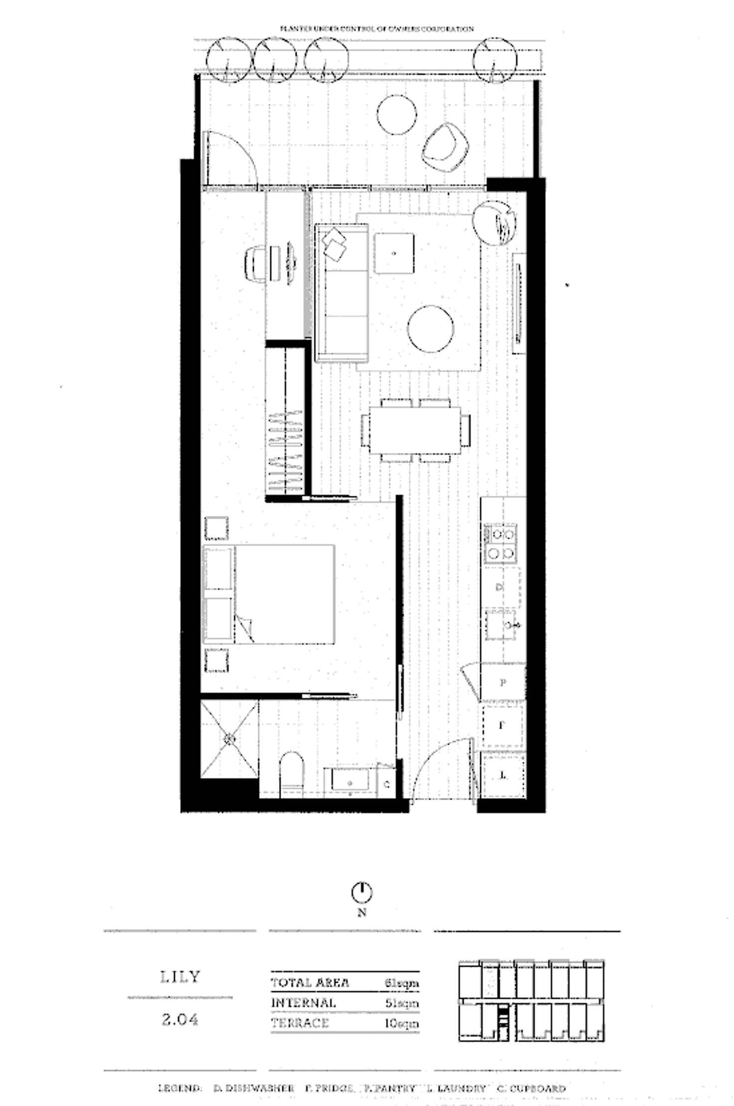 Floorplan of Homely apartment listing, 204/188 Whitehorse Rd, Balwyn VIC 3103