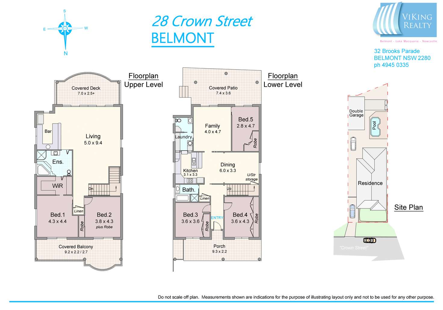 Floorplan of Homely house listing, 28 Crown St, Belmont NSW 2280