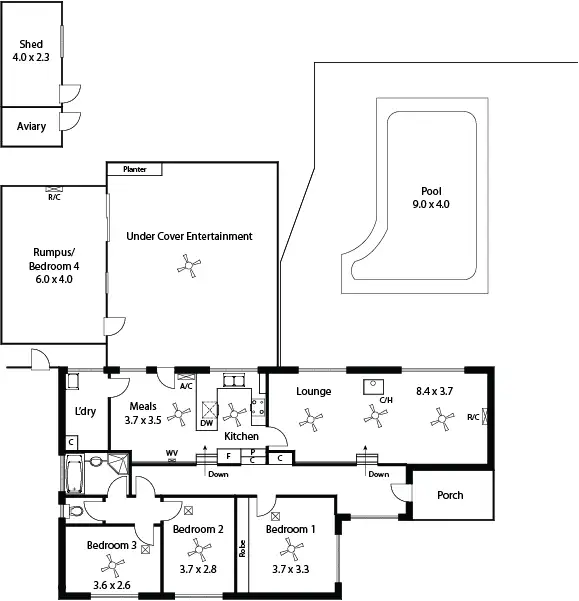 Floorplan of Homely house listing, 7 Camelia Street, Tea Tree Gully SA 5091
