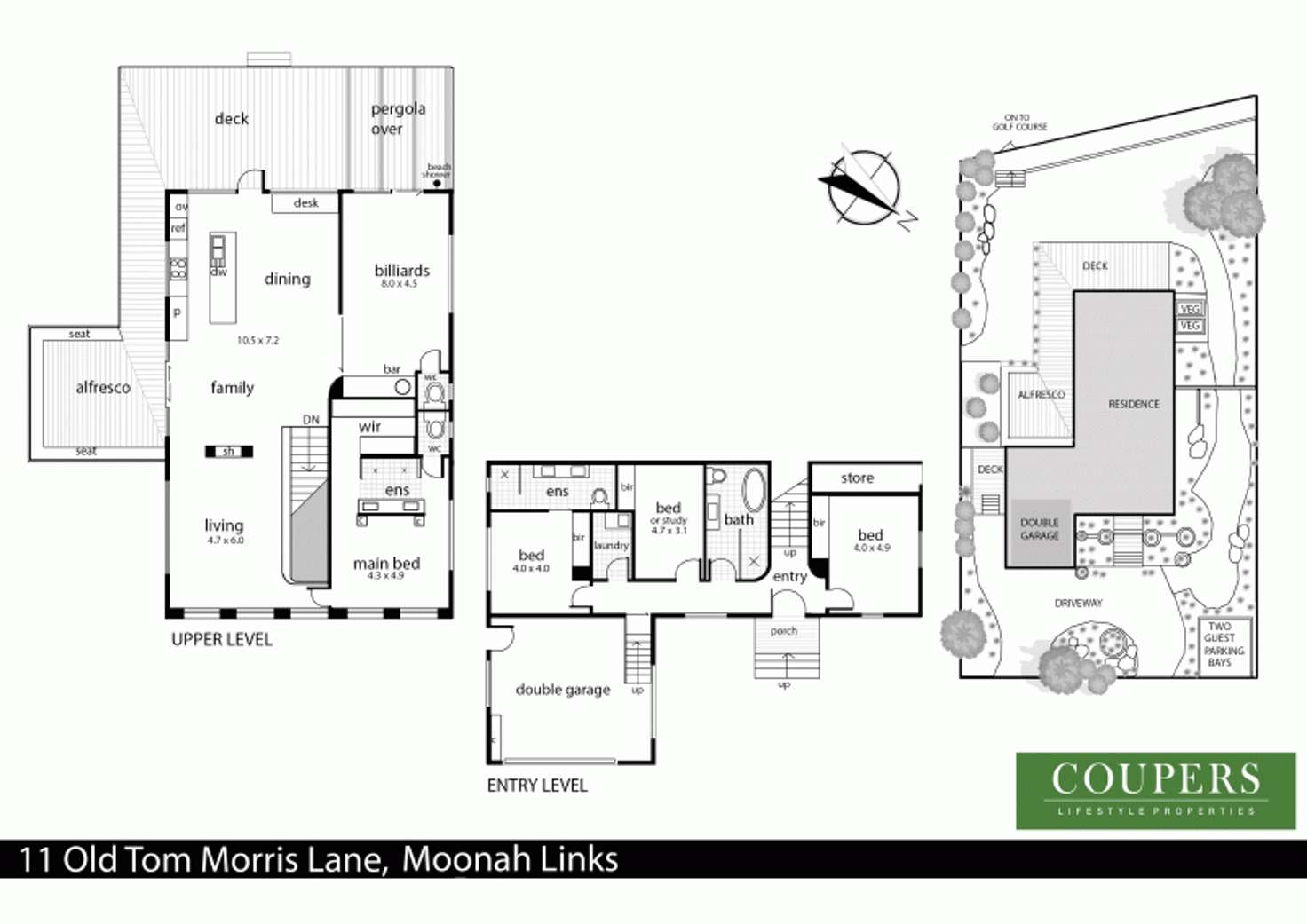 Floorplan of Homely house listing, 11 Old Tom Morris Lane, Fingal VIC 3939