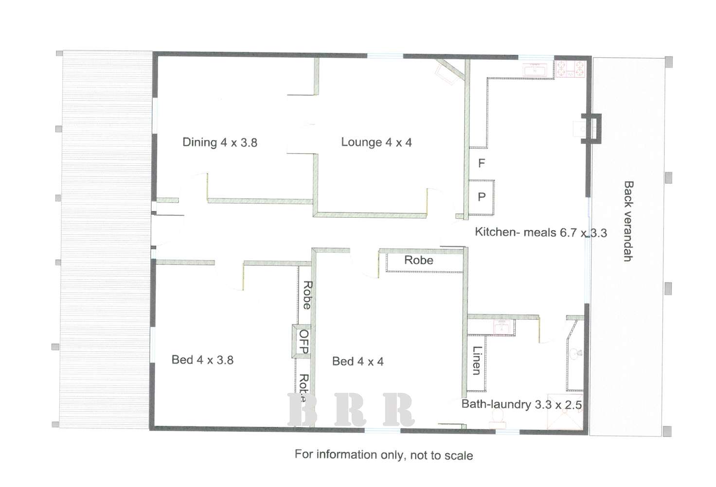 Floorplan of Homely house listing, 14 Nixon St, Benalla VIC 3672