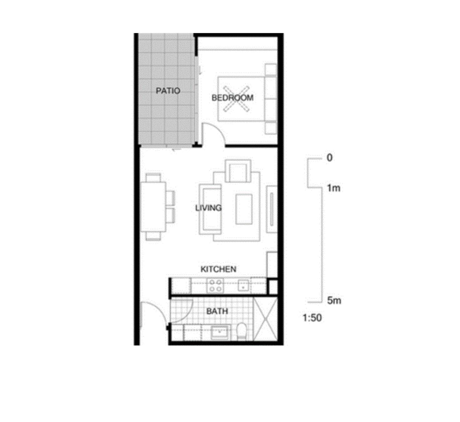 Floorplan of Homely apartment listing, 3/28 Storr Street, Adelaide SA 5000