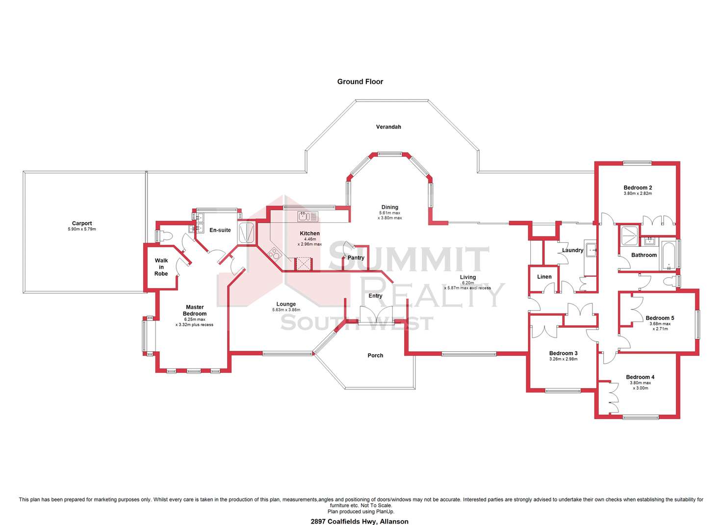 Floorplan of Homely house listing, 2897 Coalfields Road, Allanson WA 6225