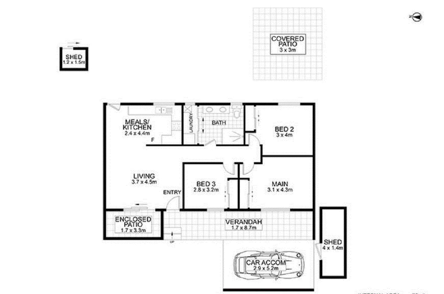 Floorplan of Homely house listing, 20 Lant Street, Chapel Hill QLD 4069