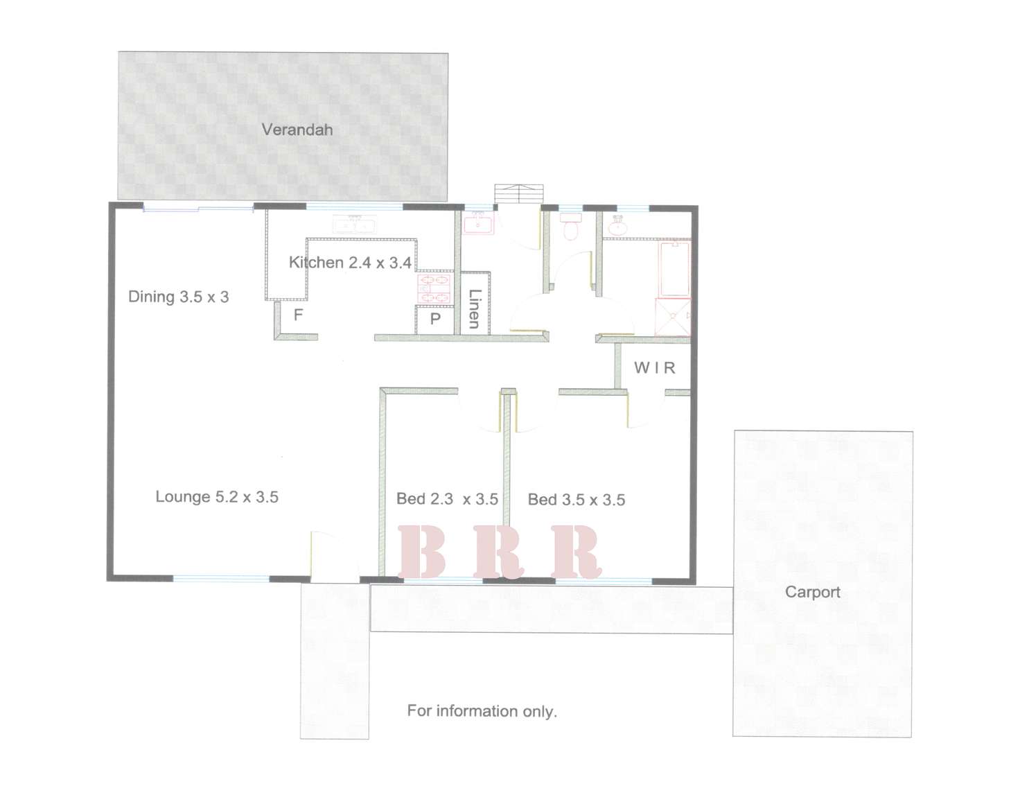 Floorplan of Homely townhouse listing, 4 Bourke Dr, Benalla VIC 3672