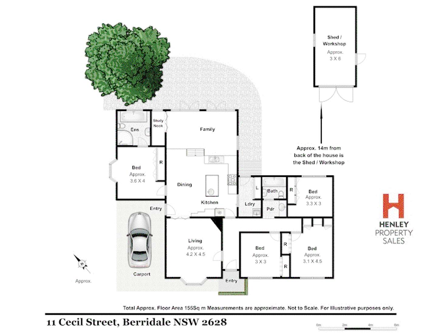 Floorplan of Homely house listing, 11 Cecil St, Berridale NSW 2628