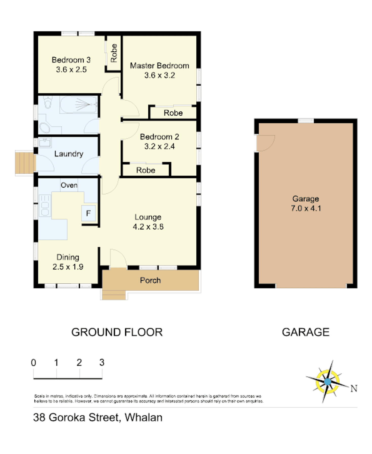 Floorplan of Homely house listing, 38 Goroka St, Whalan NSW 2770