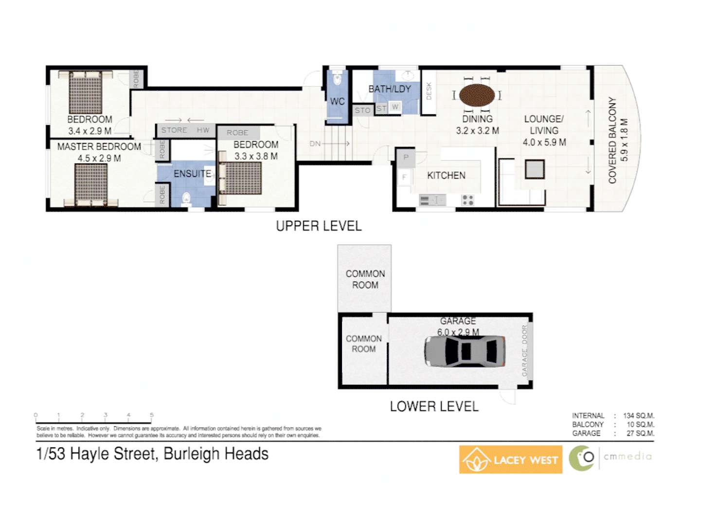 Floorplan of Homely unit listing, 1/53 Hayle Street, Burleigh Heads QLD 4220