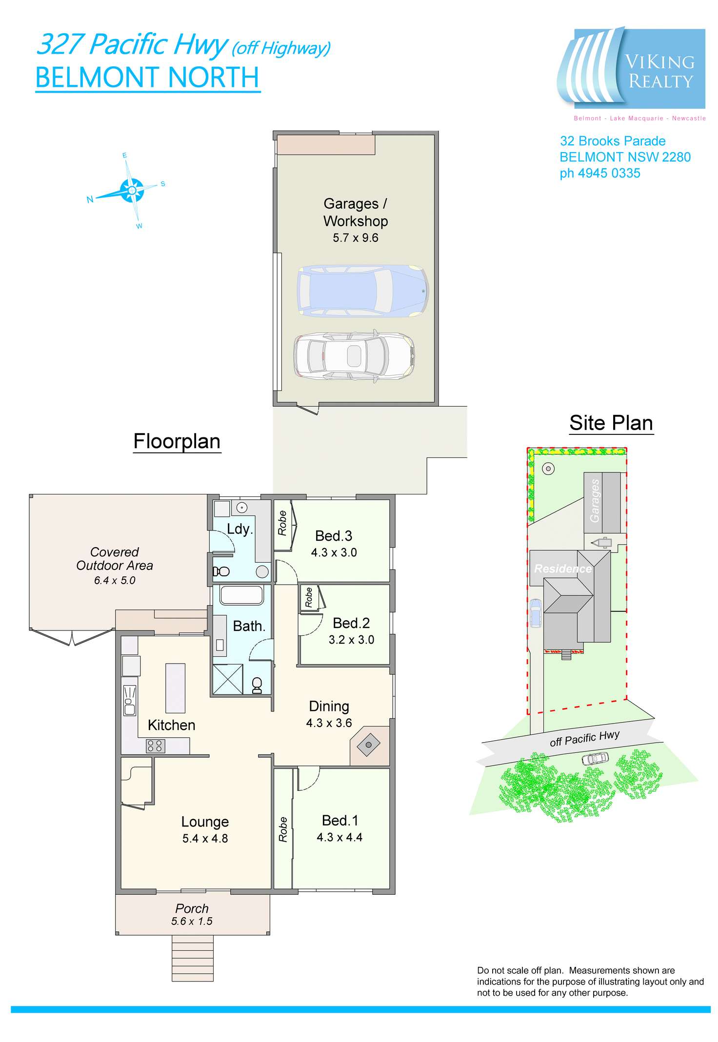 Floorplan of Homely house listing, 327 Pacific Hwy, Belmont North NSW 2280