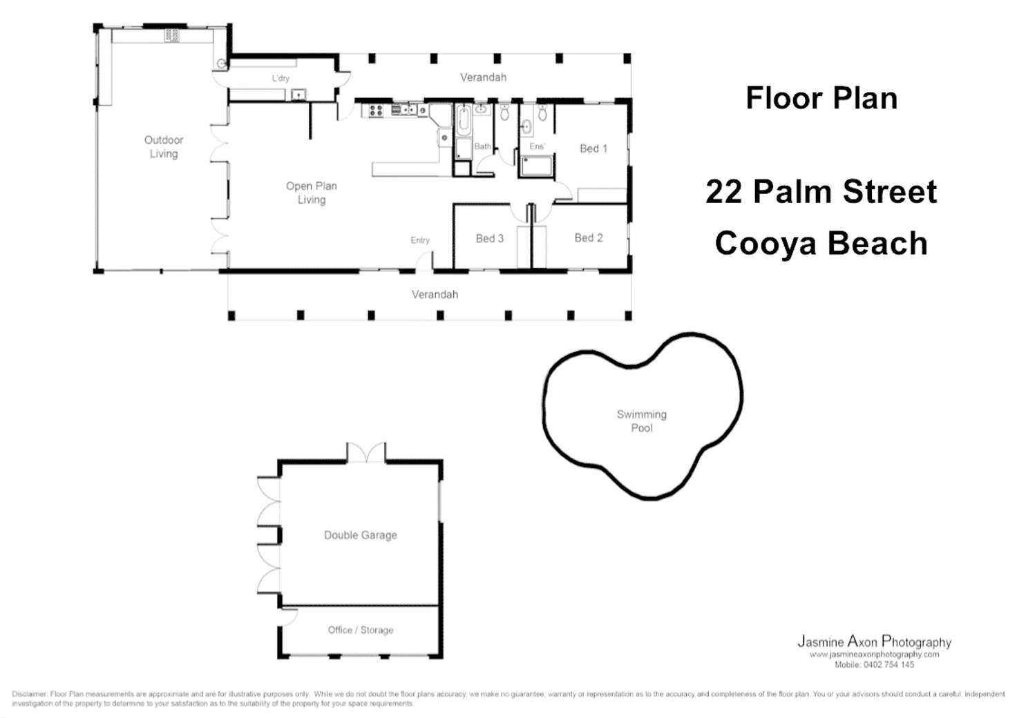 Floorplan of Homely house listing, 22-26 Palm St, Cooya Beach QLD 4873