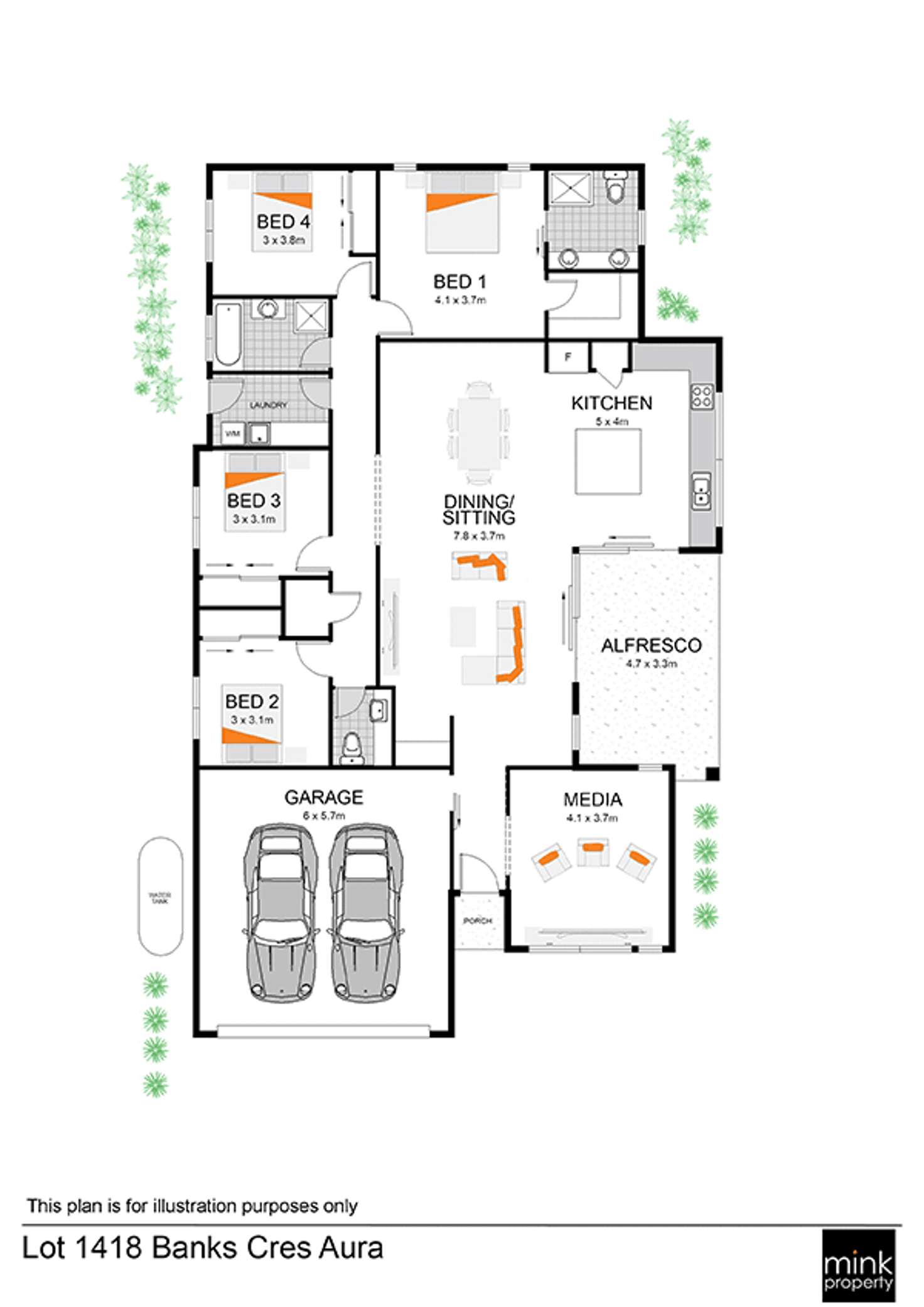 Floorplan of Homely house listing, 35 BANKS Crescent, Caloundra West QLD 4551