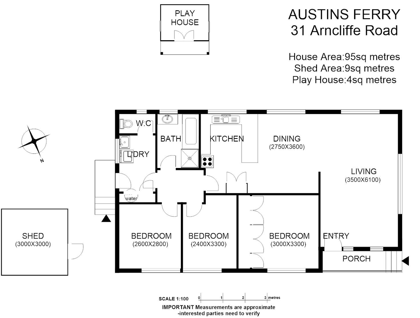 Floorplan of Homely house listing, 31 Arncliffe Rd, Austins Ferry TAS 7011