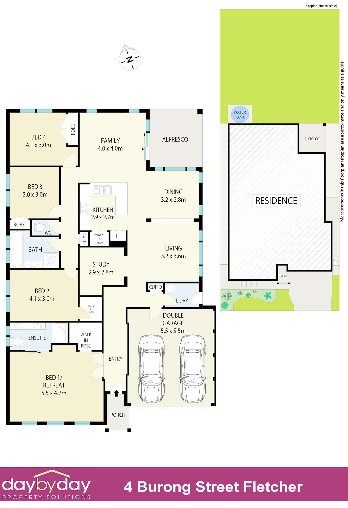 Floorplan of Homely house listing, 4 Burrong Street, Fletcher NSW 2287
