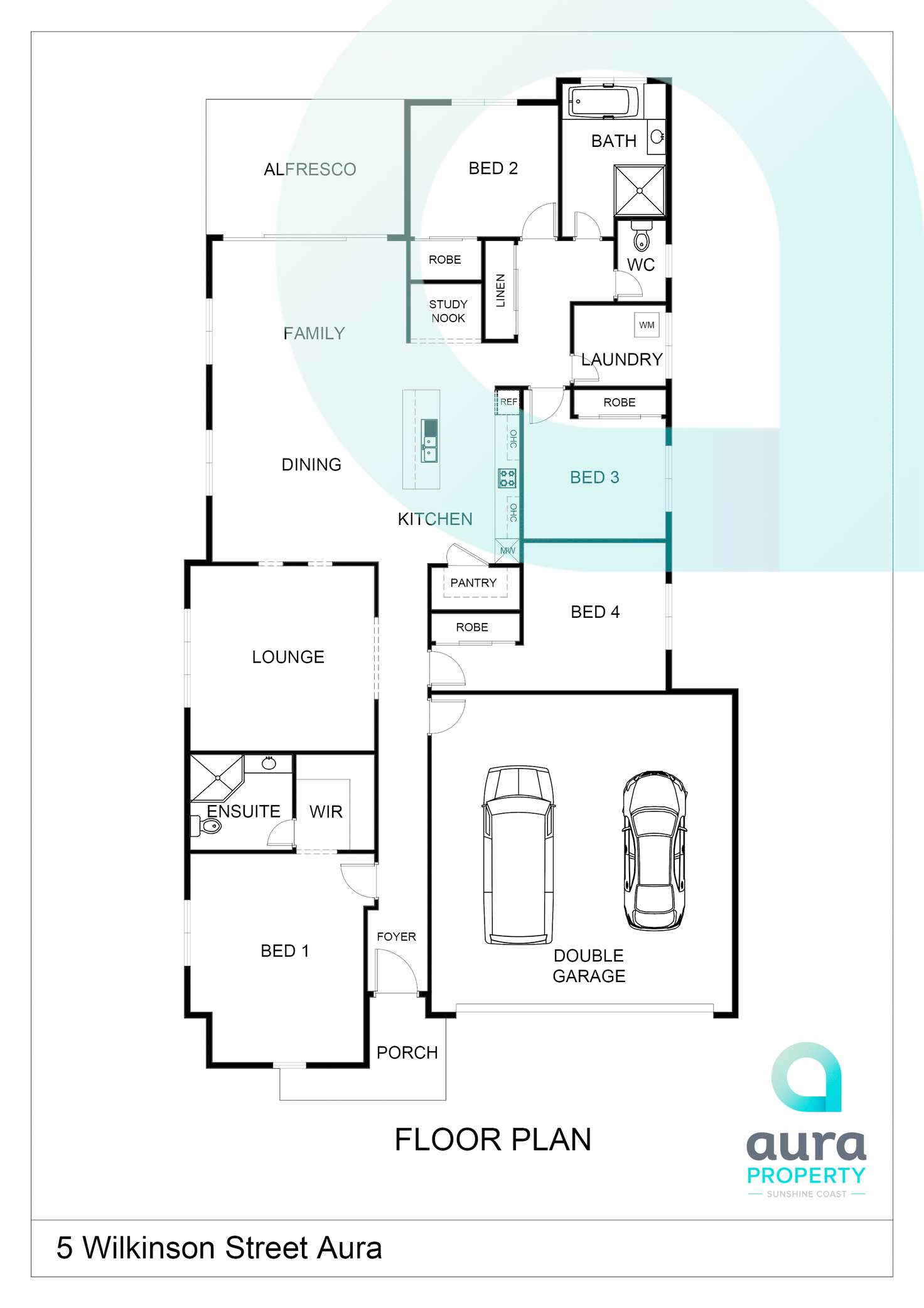 Floorplan of Homely house listing, 5 Wilkinson Street, Caloundra West QLD 4551