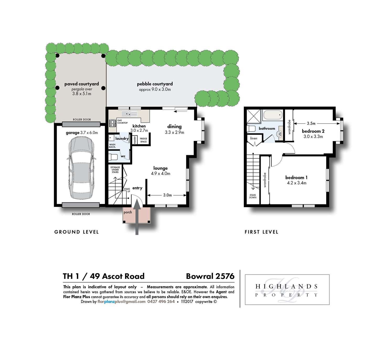 Floorplan of Homely townhouse listing, 1/49 Ascot Road, Bowral NSW 2576