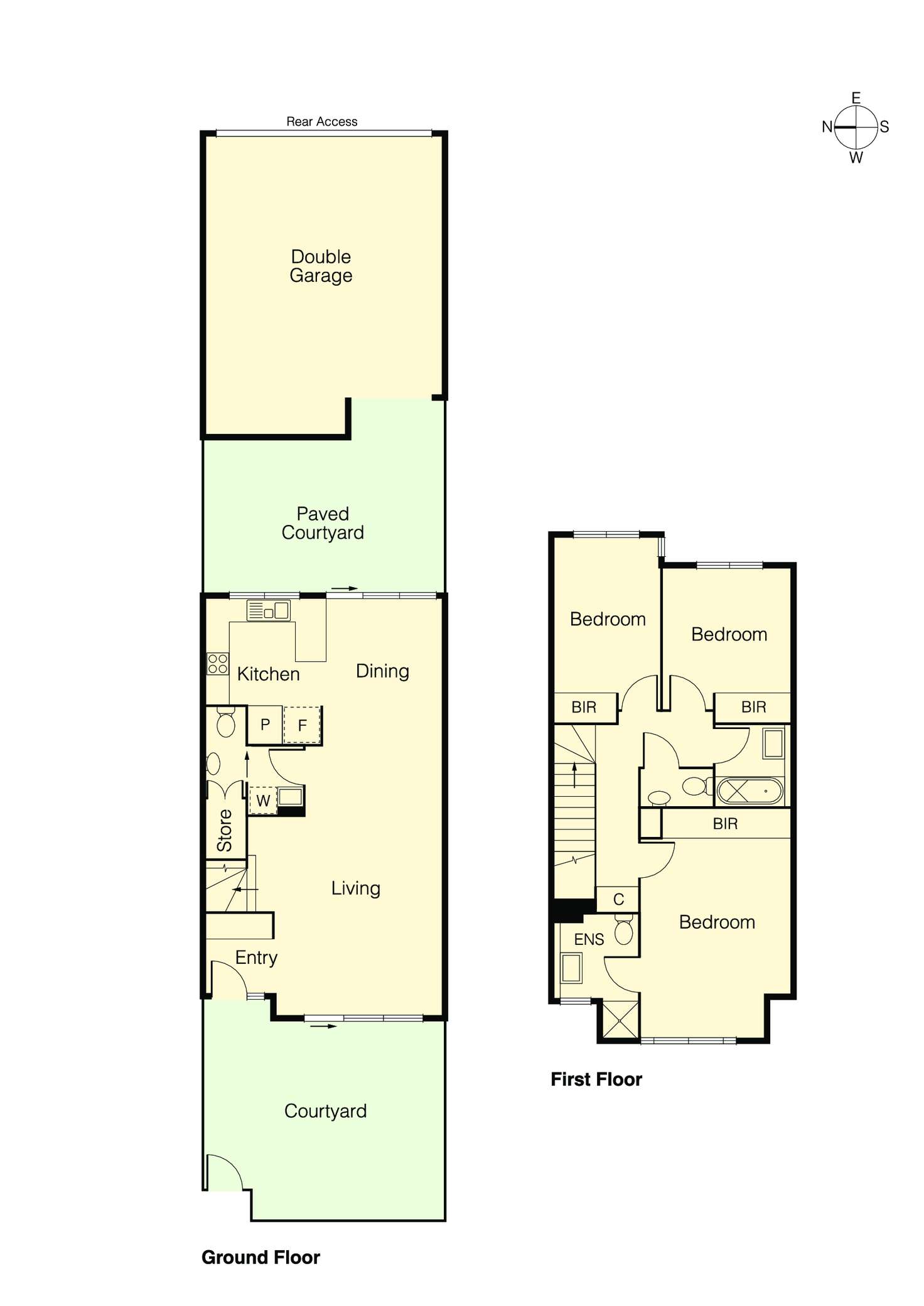Floorplan of Homely townhouse listing, 16 Manchester Grove, Glen Huntly VIC 3163