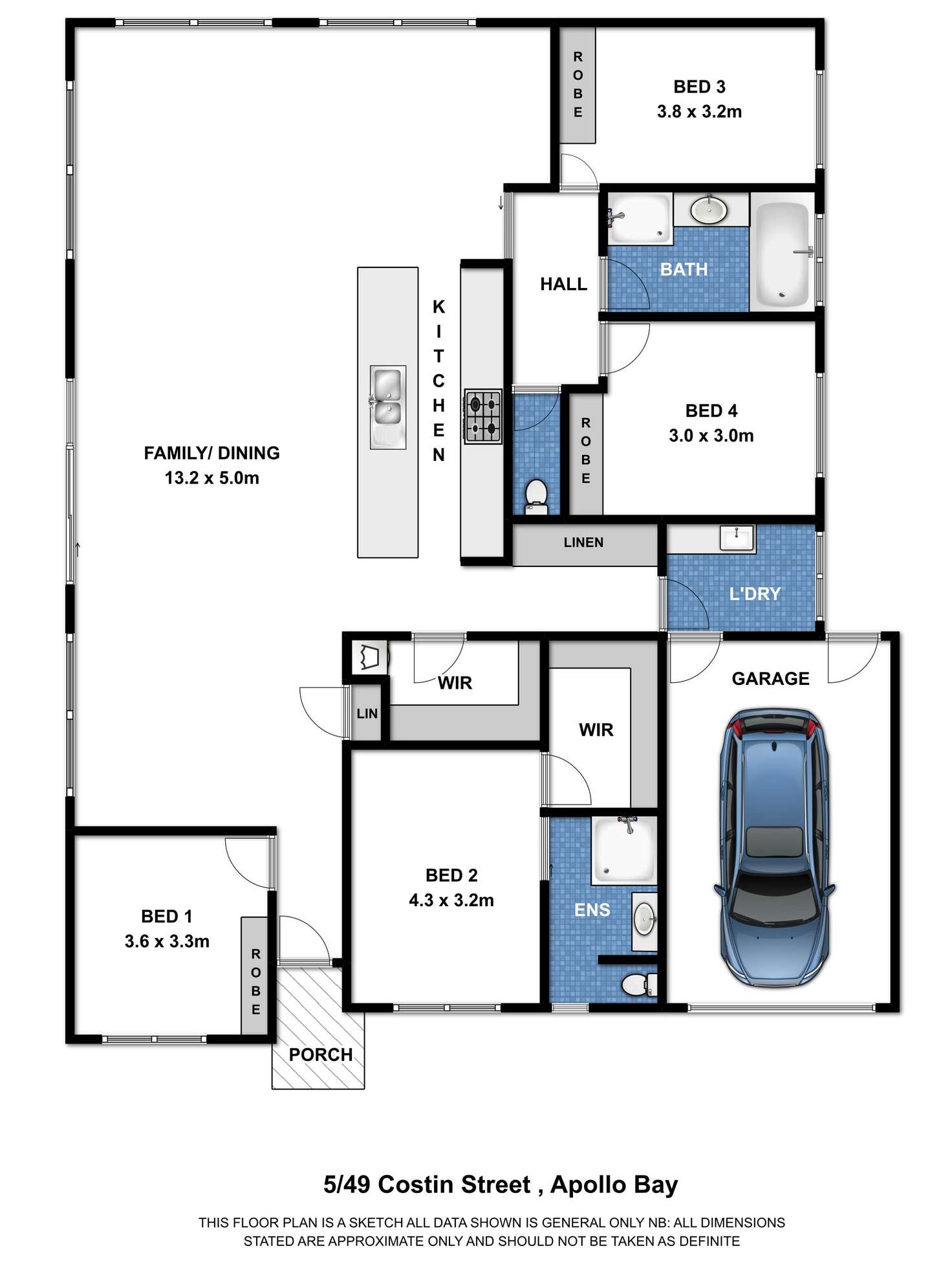 Floorplan of Homely house listing, 5/49 Costin Street, Apollo Bay VIC 3233