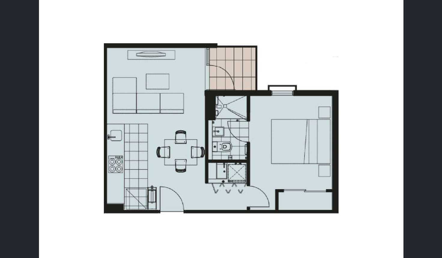 Floorplan of Homely apartment listing, 201/233 Dandenong Road, Windsor VIC 3181