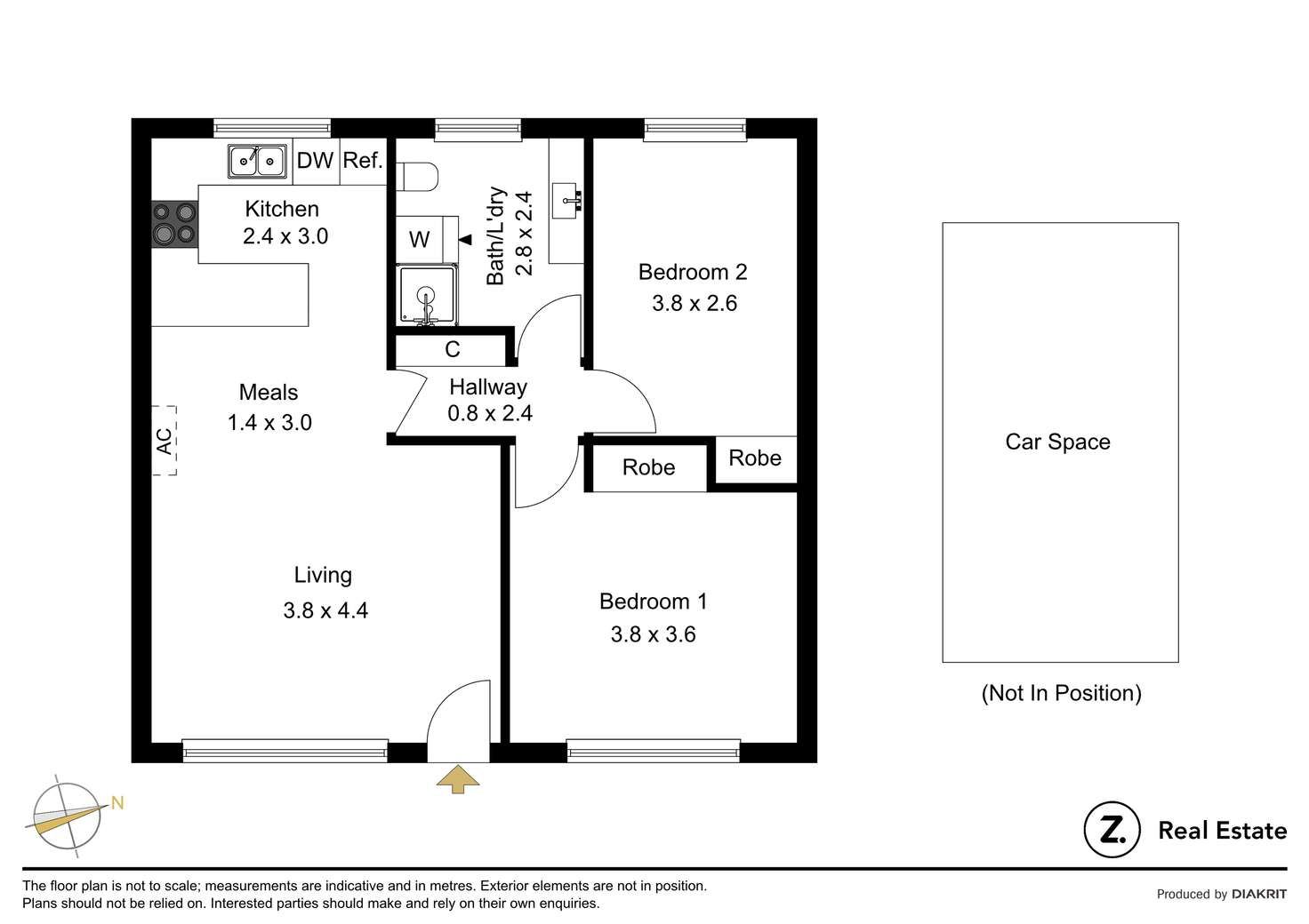 Floorplan of Homely apartment listing, 7/1423 High Street, Glen Iris VIC 3146