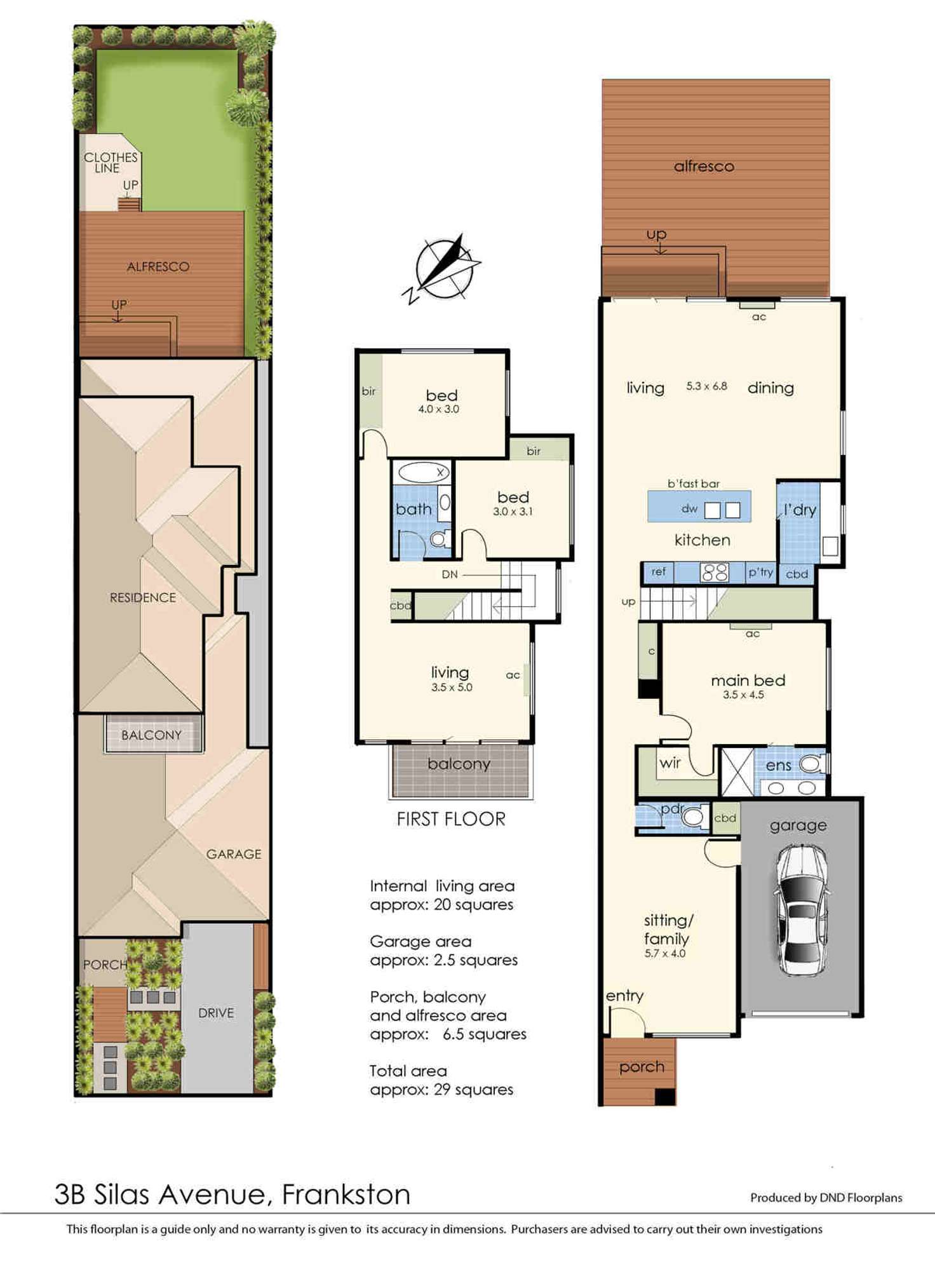 Floorplan of Homely house listing, 3B Silas Avenue, Frankston VIC 3199