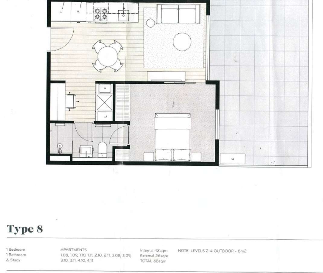 Floorplan of Homely apartment listing, 109/8 Montrose Street, Hawthorn East VIC 3123