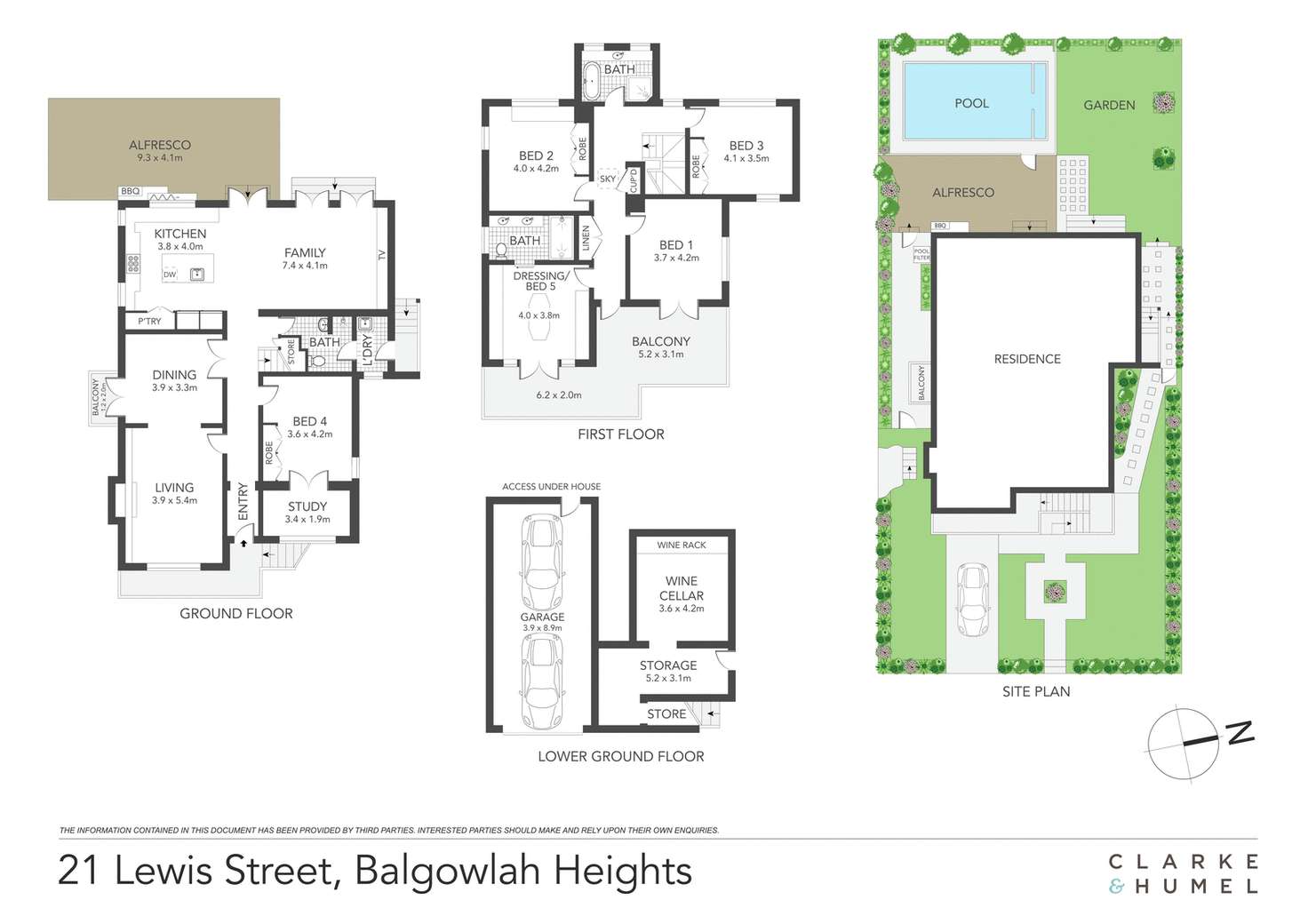 Floorplan of Homely house listing, 21 Lewis Street, Balgowlah Heights NSW 2093