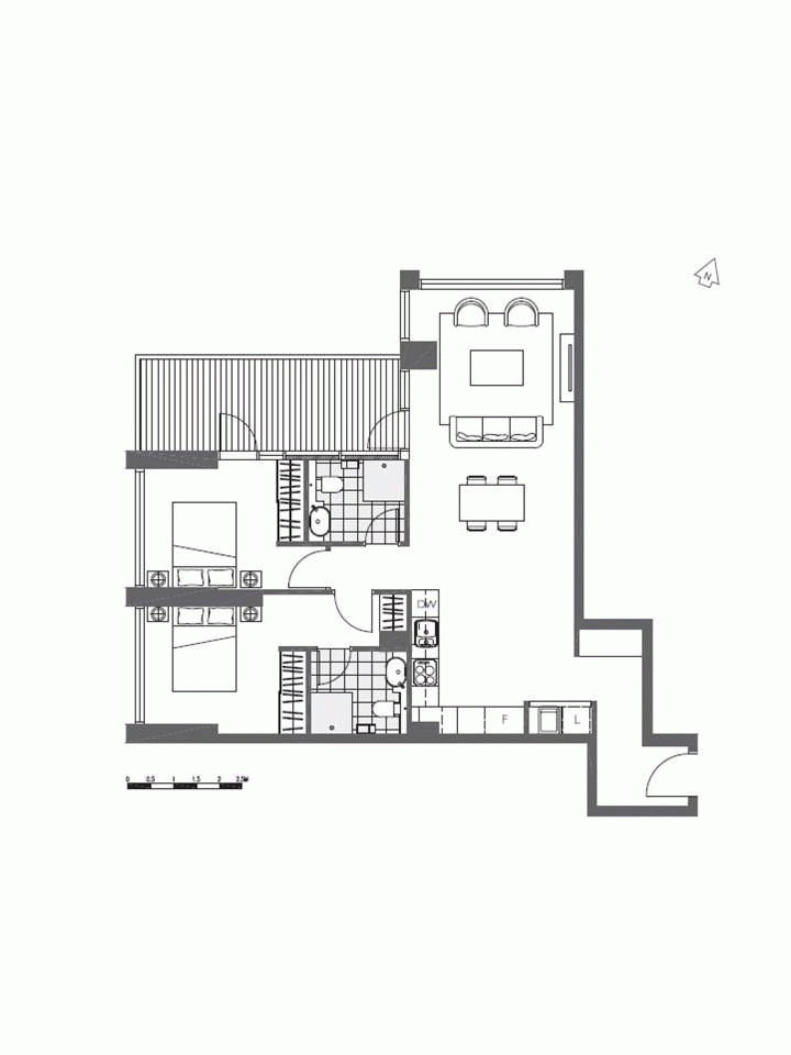 Floorplan of Homely apartment listing, 1801/228 A'BECKETT Street, Melbourne VIC 3000