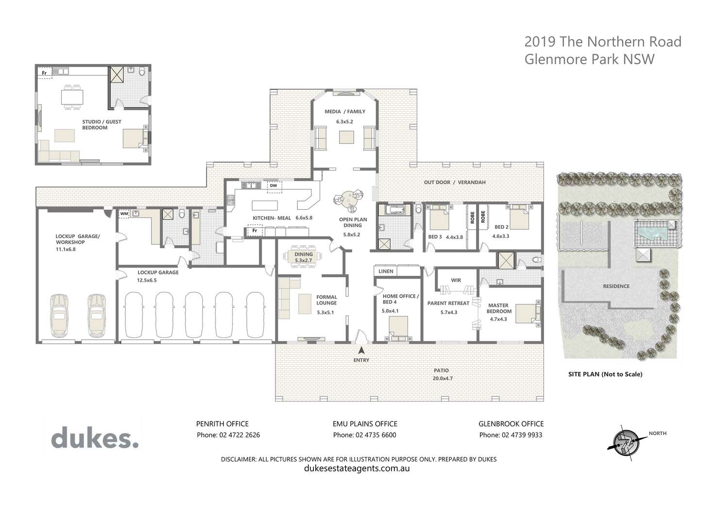 Floorplan of Homely house listing, 2019 The Northern Road, Glenmore Park NSW 2745