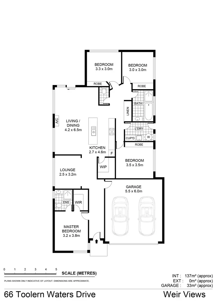 Floorplan of Homely house listing, 66 Toolern Waters Drive, Weir Views VIC 3338