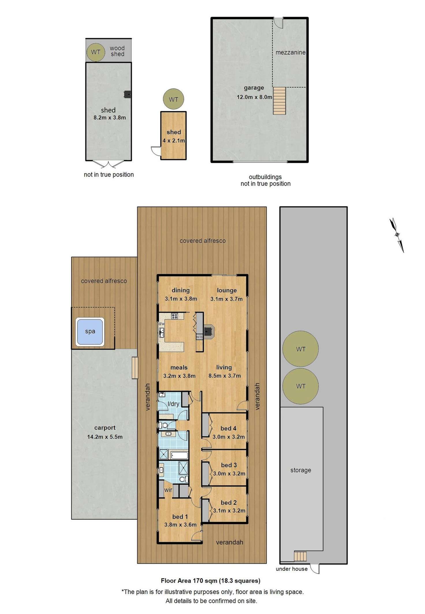 Floorplan of Homely house listing, 100 Brennan Avenue, Steels Creek VIC 3775